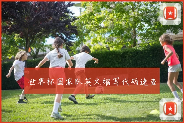 世界杯国家队英文缩写代码速查