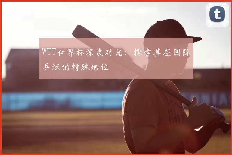WTT世界杯深度对话:探索其在国际乒坛的特殊地位