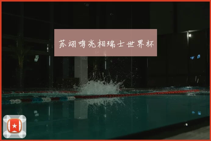 苏翊鸣亮相瑞士世界杯